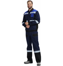 Костюм Виват-2 Премиум IMP (тк.Смесовая,240) п/к, т.синий/черный/васильковый Костюм Виват-2 Премиум IMP (тк.Смесовая,240) п/к, т.синий/черный/васильковый