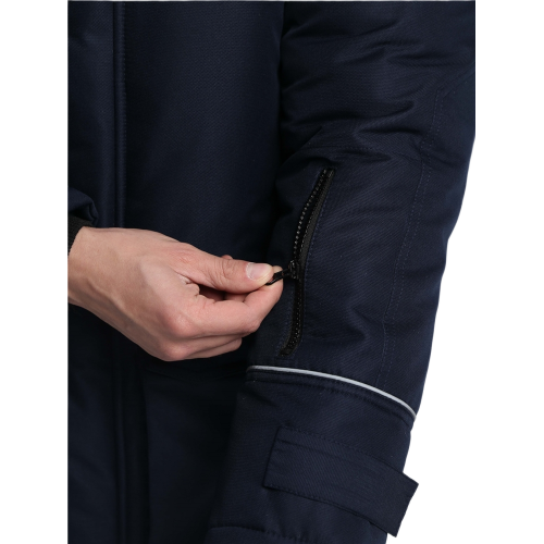 Куртка зимняя Аляска-Люкс (тк.Cat’s eye), т.синий