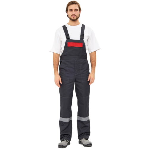 Костюм Лигор-2 Премиум СОП (тк.Смесовая,240) п/к, т.серый/красный Костюм Лигор-2 Премиум СОП (тк.Смесовая,240) п/к, т.серый/красный