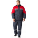 Костюм зимний Сибер СОП (тк.Балтекс,210) п/к, т.серый/красный