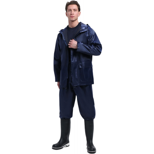Костюм влагозащитный ProfLineLeader (ПВХ,240), т.синий Костюм влагозащитный ProfLineLeader (ПВХ,240), т.синий
