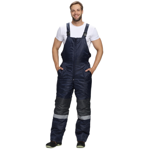 Костюм зимний Мегрес-2 СОП (тк.OxLine,90) п/к, т.серый/т.синий