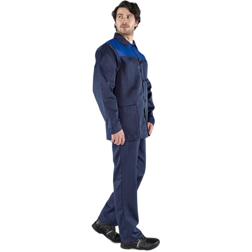 Костюм Стандарт (тк.Смесовая,210) брюки, т.синий/васильковый Костюм Стандарт (тк.Смесовая,210) брюки, т.синий/васильковый