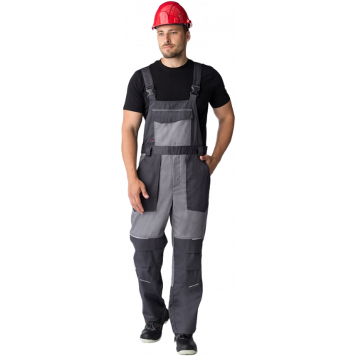Полукомбинезон Лидер IMP (тк.Смесовая,240), т.серый/св.серый Полукомбинезон Лидер IMP (тк.Смесовая,240), т.серый/св.серый
