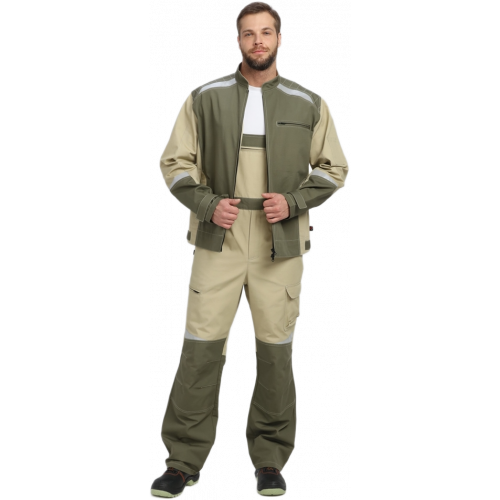 Куртка Челси CH (тк.Канвас,270), хаки/бежевый