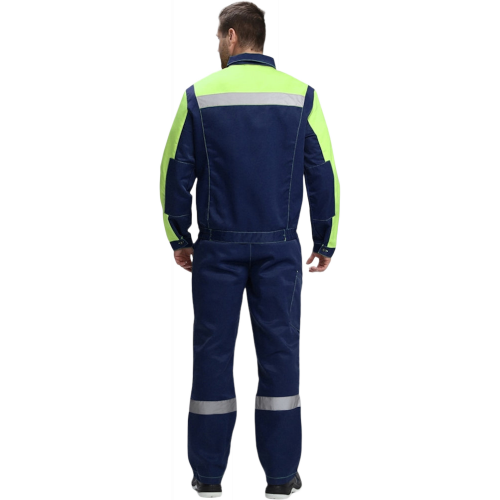 Костюм Сфера-2 СОП CH (тк.Смесовая,210) п/к, т.синий/лимонный