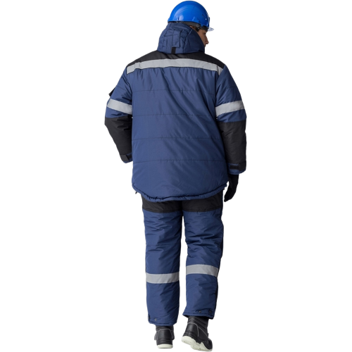 Костюм зимний Беркут (Таслан) п/к, темно-синий/черный Костюм зимний Беркут (Таслан) п/к, темно-синий/черный