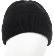Шапка трикотажная двойная Фрост, черный Шапка трикотажная двойная Фрост, черный