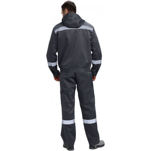 Костюм Нейч-2 СОП с капюшоном (тк.Смесовая,210) п/к, т.серый/св.серый Костюм Нейч-2 СОП с капюшоном (тк.Смесовая,210) п/к, т.серый/св.серый