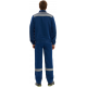 Костюм Лигор-1 СОП К. (тк.Смесовая,210) брюки, т.синий/серый