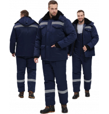 Костюм зимний Мастер-Ультра (тк.Смесовая,210) п/к, т.синий Костюм зимний Мастер-Ультра (тк.Смесовая,210) п/к, т.синий