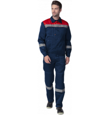 Костюм Лигор-2 СОП (тк.Смесовая,210) п/к, т.синий/красный Костюм Лигор-2 СОП (тк.Смесовая,210) п/к, т.синий/красный