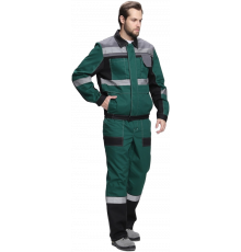 Костюм Виват-1 Премиум IMP (тк.Смесовая,240) брюки, зеленый/черный/серый Костюм Виват-1 Премиум IMP (тк.Смесовая,240) брюки, зеленый/черный/серый