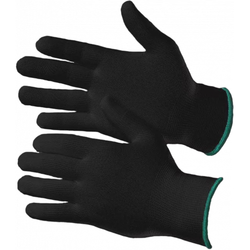 Перчатки нейлоновые, черные Перчатки нейлоновые, черные