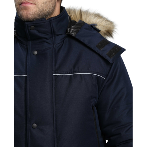 Куртка зимняя Аляска-Люкс (тк.Cat’s eye), т.синий