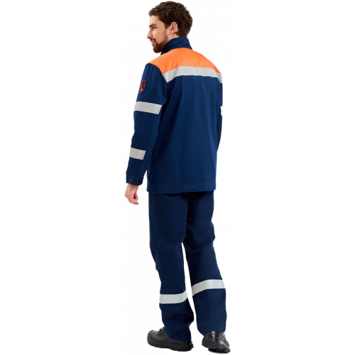 Костюм летний Энергия-Б (35,2 кал.), т.синий/оранжевый