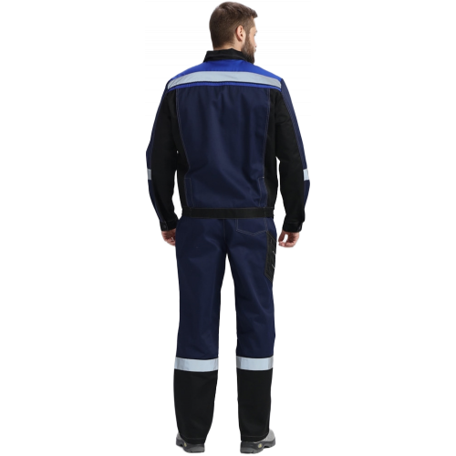 Костюм Виват-1 Премиум IMP (тк.Смесовая,240) брюки, т.синий/черный/васильковый Костюм Виват-1 Премиум IMP (тк.Смесовая,240) брюки, т.синий/черный/васильковый