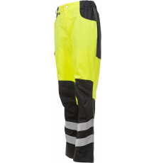Брюки сигнальные женские Brodeks KS319, цвет жёлтый, чёрный Брюки сигнальные женские Brodeks KS319, цвет жёлтый, чёрный