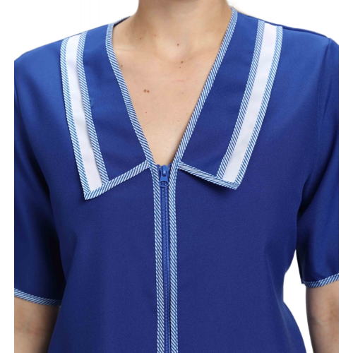 Халат женский Сакура (тк.Габардин), васильковый Халат женский Сакура (тк.Габардин), васильковый