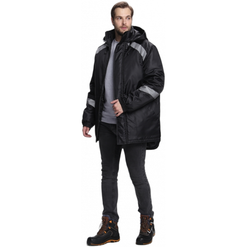 Куртка зимняя Прогресс (тк.Оксфорд), черный