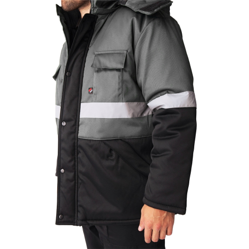 Костюм зимний Нордхард-2 СОП (тк.Смесовая,250) п/к, черный/серый Костюм зимний Нордхард-2 СОП (тк.Смесовая,250) п/к, черный/серый