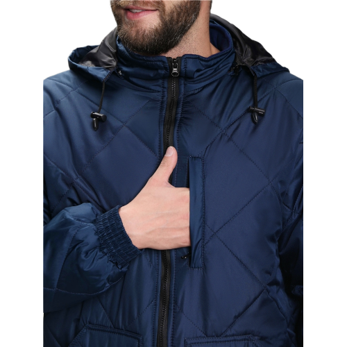 Куртка демисезонная Бомбер-Люкс (тк.Дюспо), синий