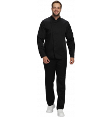 Китель повара Гастро (тк.Смесовая,160), черный Китель повара Гастро (тк.Смесовая,160), черный