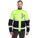 Куртка-трансформер сигнальная ProfLineSpecialist (тк.Смесовая МВО,240), желтый/черный