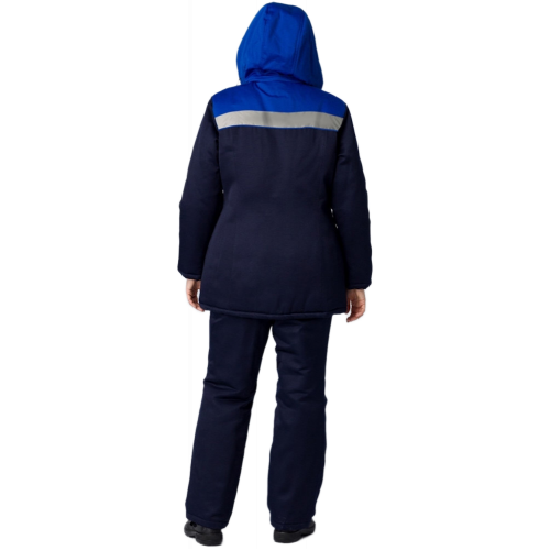 Куртка зимняя женская Кнейд СОП (тк.Смесовая,210), т.синий/васильковый Куртка зимняя женская Кнейд СОП (тк.Смесовая,210), т.синий/васильковый