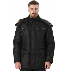 Куртка зимняя Аляска-Люкс (тк.Cat’s eye), черный Куртка зимняя Аляска-Люкс (тк.Cat’s eye), черный