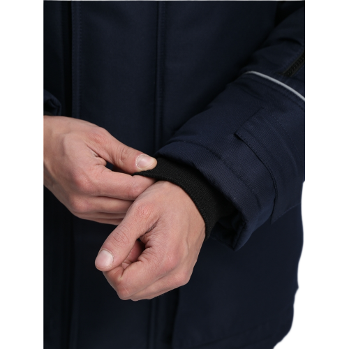 Куртка зимняя Аляска-Люкс (тк.Cat’s eye), т.синий