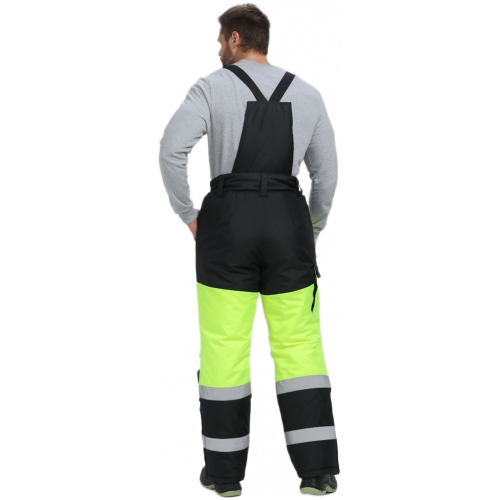 Костюм зимний сигнальный ProfLineSpecialist (тк.Оксфорд PU) брюки, желтый/черный Костюм зимний сигнальный ProfLineSpecialist (тк.Оксфорд PU) брюки, желтый/черный