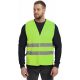 Жилет сигнальный ProfLineBase с пуговицами и карманами (тк.Полиэфир,100), желтый