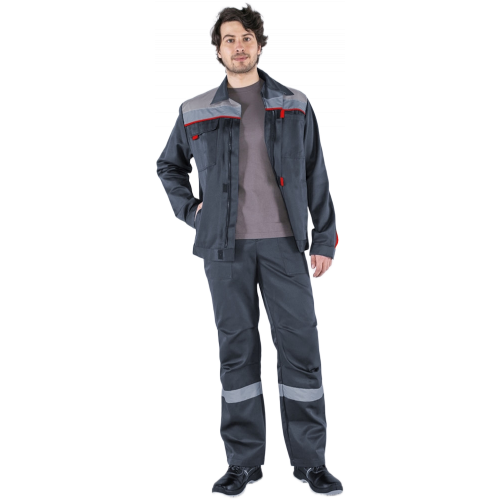 Костюм Флофт-1 СОП (тк.Смесовая,210) брюки, т.серый/серый Костюм Флофт-1 СОП (тк.Смесовая,210) брюки, т.серый/серый