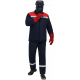 Костюм сварщика зимний Велд-СОП 1 кл.защиты (тк.Хлопок ОП,350) брюки, т.синий/красный