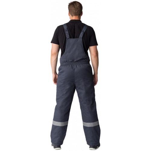 Костюм зимний Сибер СОП CH (тк.Таслан) п/к, т.серый/красный