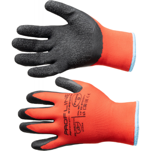 Перчатки ProfLineSpecialist нейлоновые с РЛ-покрытием, красный Перчатки ProfLineSpecialist нейлоновые с РЛ-покрытием, красный