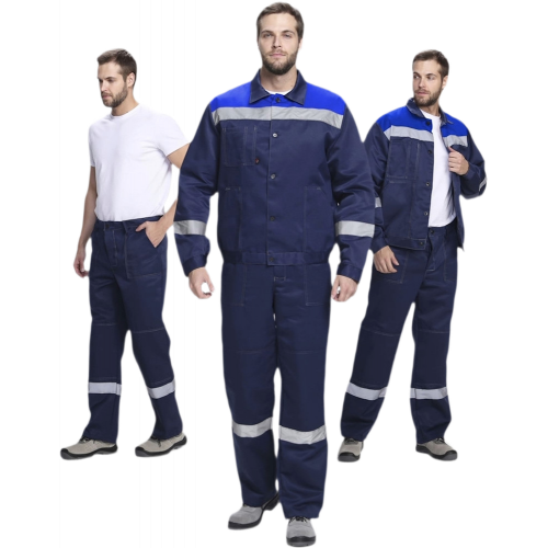 Костюм Лигор-1 СОП (тк.Смесовая,210) брюки, т.синий/васильковый Костюм Лигор-1 СОП (тк.Смесовая,210) брюки, т.синий/васильковый