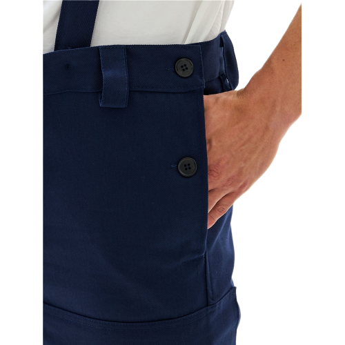 Костюм сварщика Велд-СОП 2 кл.защиты (тк.Хлопок-ОП,350) брюки, т.синий/васильковый