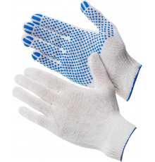 Перчатки ХБ с ПВХ 10/3 Точка Перчатки ХБ с ПВХ 10/3 Точка