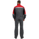 Костюм Вектрон-1 (тк.Смесовая МВО,240) брюки, серый/черный/красный