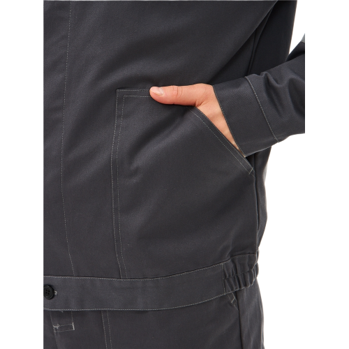 Костюм Липецк-2 СОП CH (тк.Смесовая,280) п/к, т.серый/оранжевый