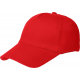 Бейсболка ProfLineBase, красный