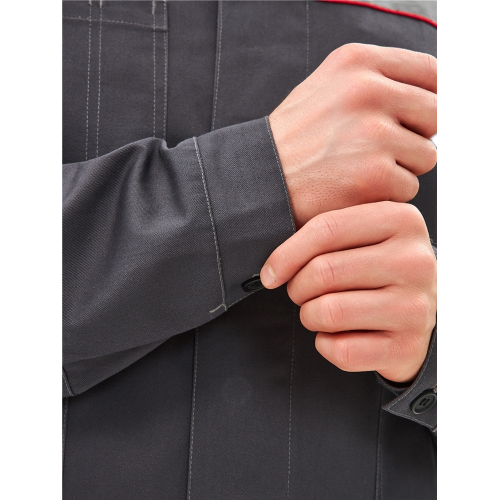 Костюм Липецк-1 СОП CH (тк.Смесовая,280) брюки, т.серый/красный Костюм Липецк-1 СОП CH (тк.Смесовая,280) брюки, т.серый/красный