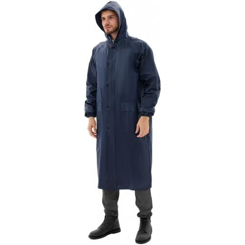 Плащ влагозащитный ProfLineSpecialist (ПВХ,210), т.синий Плащ влагозащитный ProfLineSpecialist (ПВХ,210), т.синий
