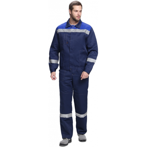 Костюм Лигор-1 СОП К. (тк.Смесовая,210) брюки, т.синий/васильковый Костюм Лигор-1 СОП К. (тк.Смесовая,210) брюки, т.синий/васильковый