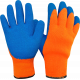 Перчатки утепл. акриловые со вспененным латекс. покрытием, цвет в ассортименте