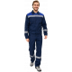 Костюм Лигор-1 Премиум СОП (тк.Смесовая,240) брюки, т.синий/васильковый