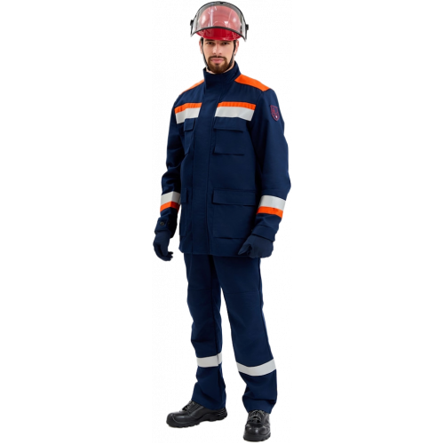 Костюм летний Энергия-А (13,2 кал.), т.синий/оранжевый