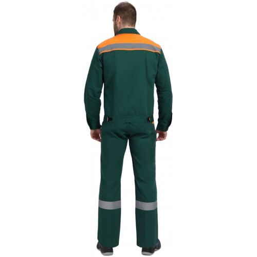 Костюм для ИТР СОП IMP (тк.Саржа,250) п/к, т.зеленый/оранжевый Костюм для ИТР СОП IMP (тк.Саржа,250) п/к, т.зеленый/оранжевый